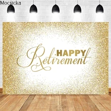 

Mocsicka Ageless Happy Birthday Photography Background Golden Glitter Decoration Props Custom Photo Backdrop Banner