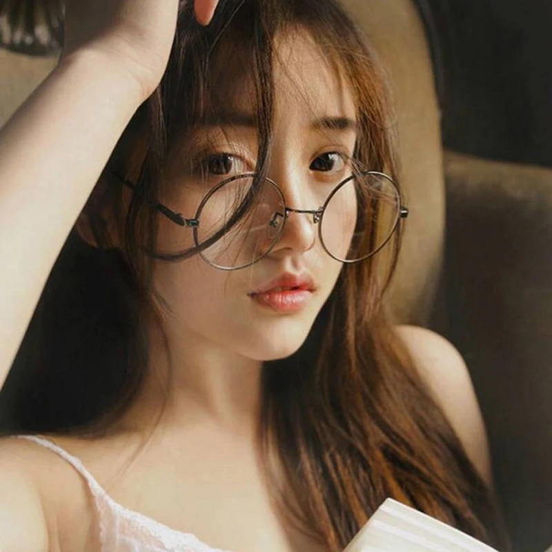 Модные ретро круглые очки оригинальные прозрачные солнцезащитные очки 2 стиля