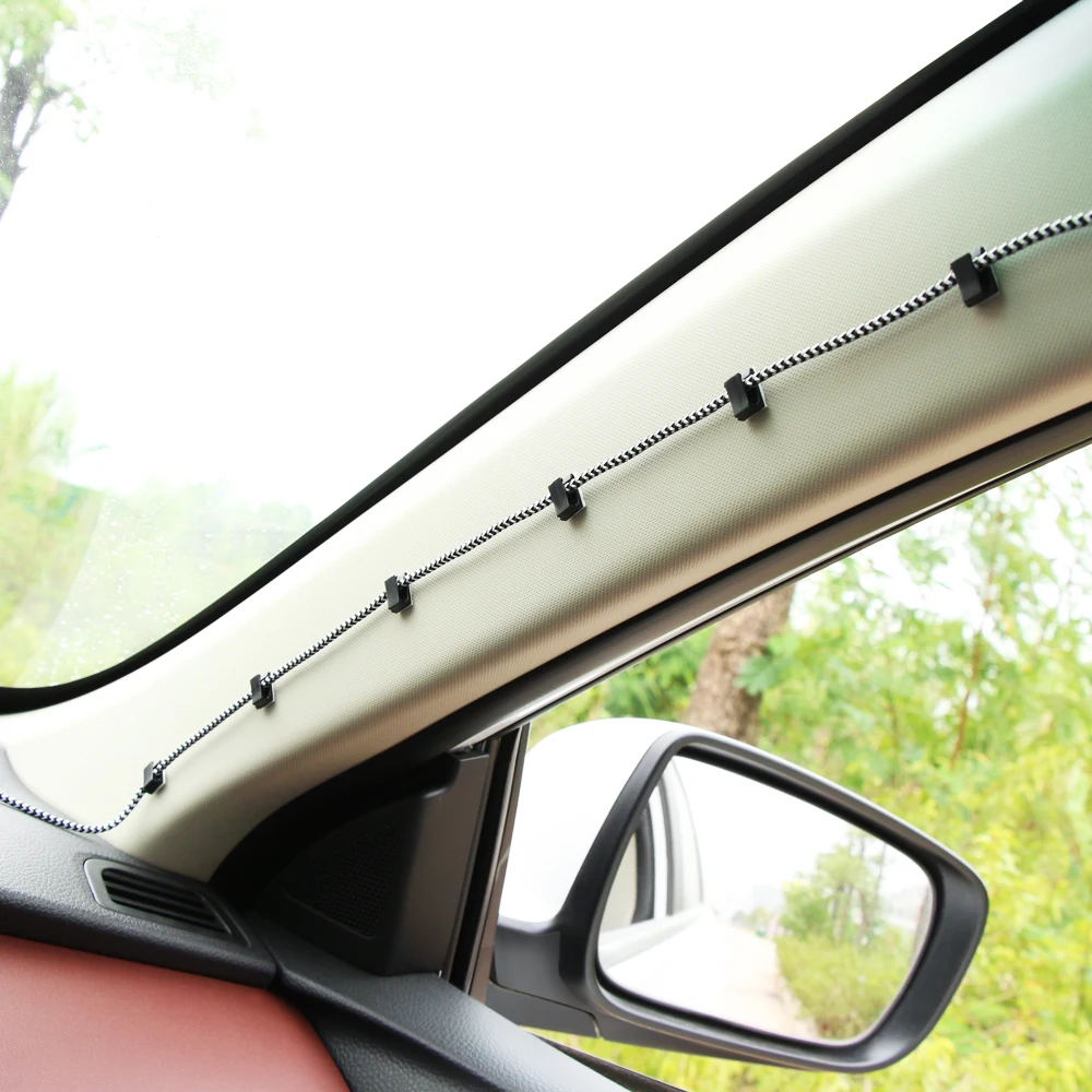 Авто шнур фиксированные зажимы Провода фиксирующий органайзер для Volkswagen VW Polo Tiguan