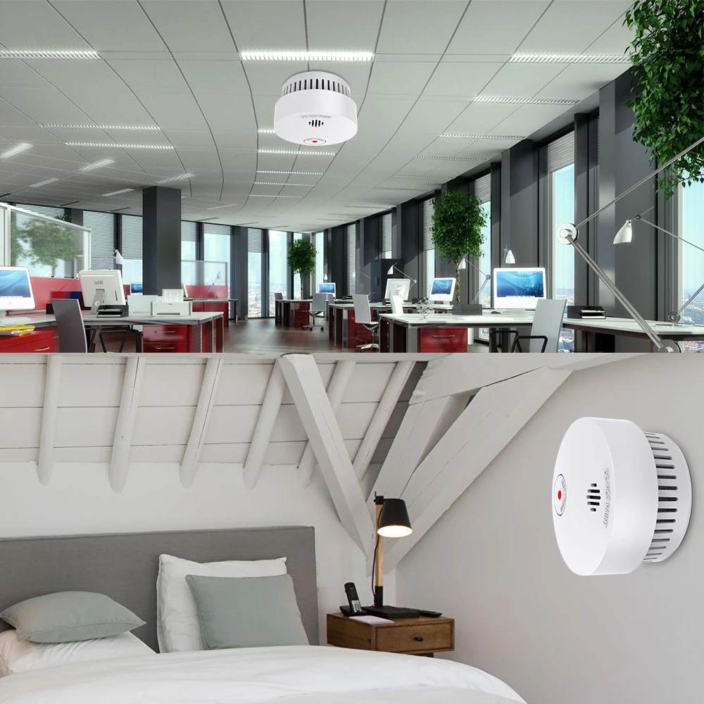 CPVan wireless fire detector 10 yr smoke alarm smoke detector CE EN14604 CE Certified Photoelectric Sensor fire rookmelder