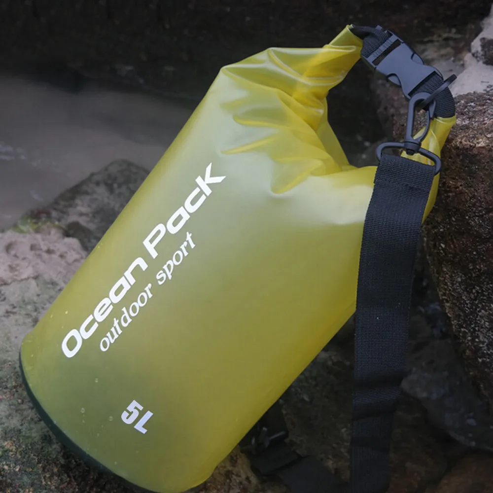 5L Открытый водонепроницаемый плавательный мешок ведро сухой мешок сумка для хранения речной треккинг рафтинг Каякинг путешествия баррель воды Прямая поставка 1024