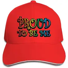 TSDFCProud to Be Me LGBT Кепка унисекс Низкопрофильная хлопковая кепка бейсболка s черная