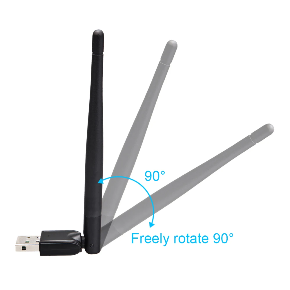150 Мбит/с беспроводной WiFi адаптер 5 дБ Wifi антенна беспроводная сетевая карта