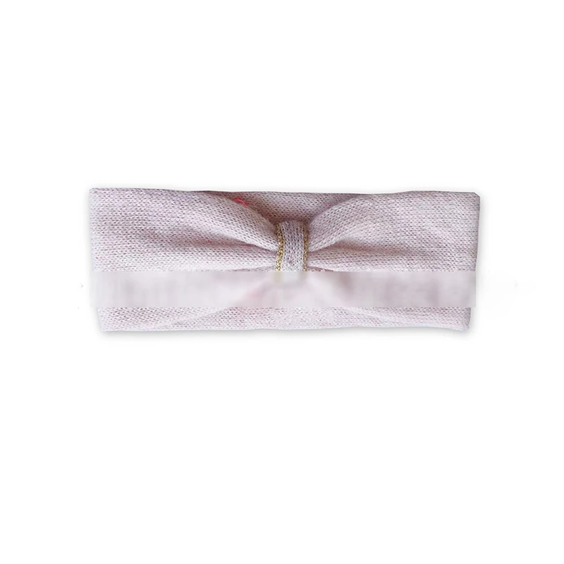 bow knitted Hairband Lou& M/Детские свитера; Новинка года; сезон осень-зима; милые вязаные свитера для девочек; хлопковый пуловер для маленьких детей; топы; одежда - Цвет: bow knitted Hairband