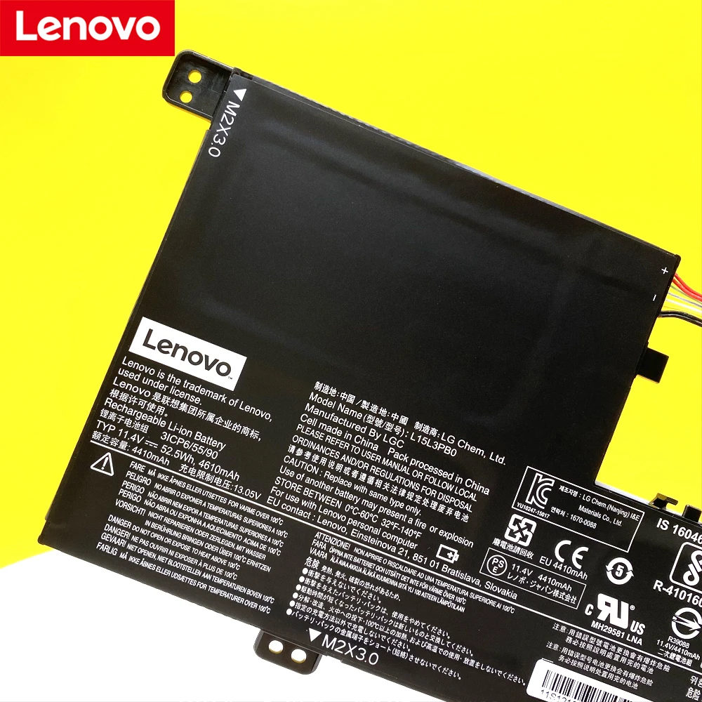 Bateria Original para Lenovo Flex 1470 1570 Ideapad 520s14ikb Yoga 520-14ikb L15m3pb0 L15l3pb1 Novo - Imagem 3