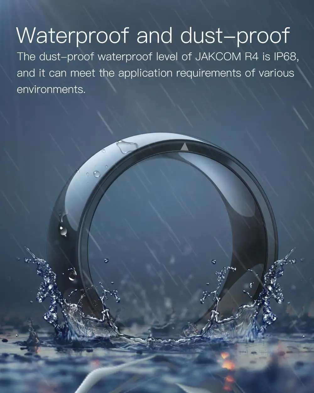 Jakcom r4 anel inteligente combinar para relógio