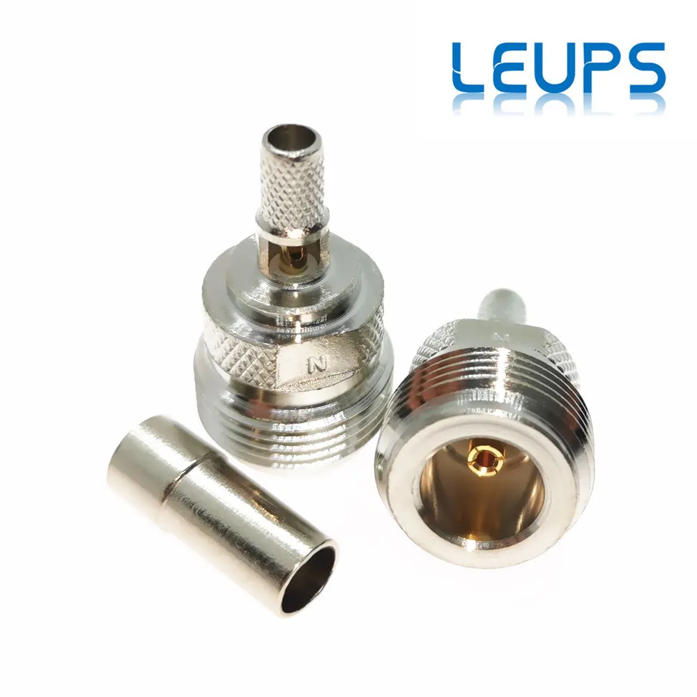 2 шт. N Женский обжимной кабель RG58 RG142 RG223 LMR195 RG400 50 3 RF разъем|connector crimp|connector nconnector female