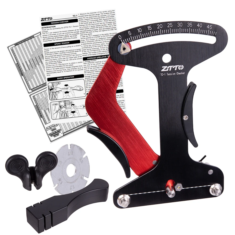 Drfeify Bike Spoke Tension Meter, Alloy Wheel