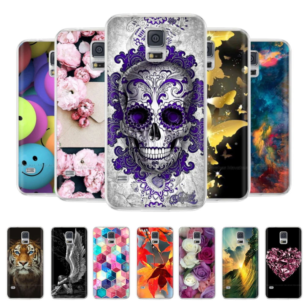 Custodia In Silicone Tpu Per Samsung Galaxy S5 S 5 Custodia Morbida In Silicone Per Samsung S5 Mini Sm-G800F G800 Cover Posteriore Shell Paraurti Fund