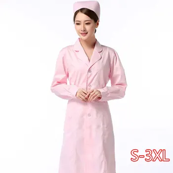 

Nurse Uniforms Women White Coats Medical Surgical Clothes Pharmacy Hospital Doctor Clothing Women Beauty And Health Workwear New