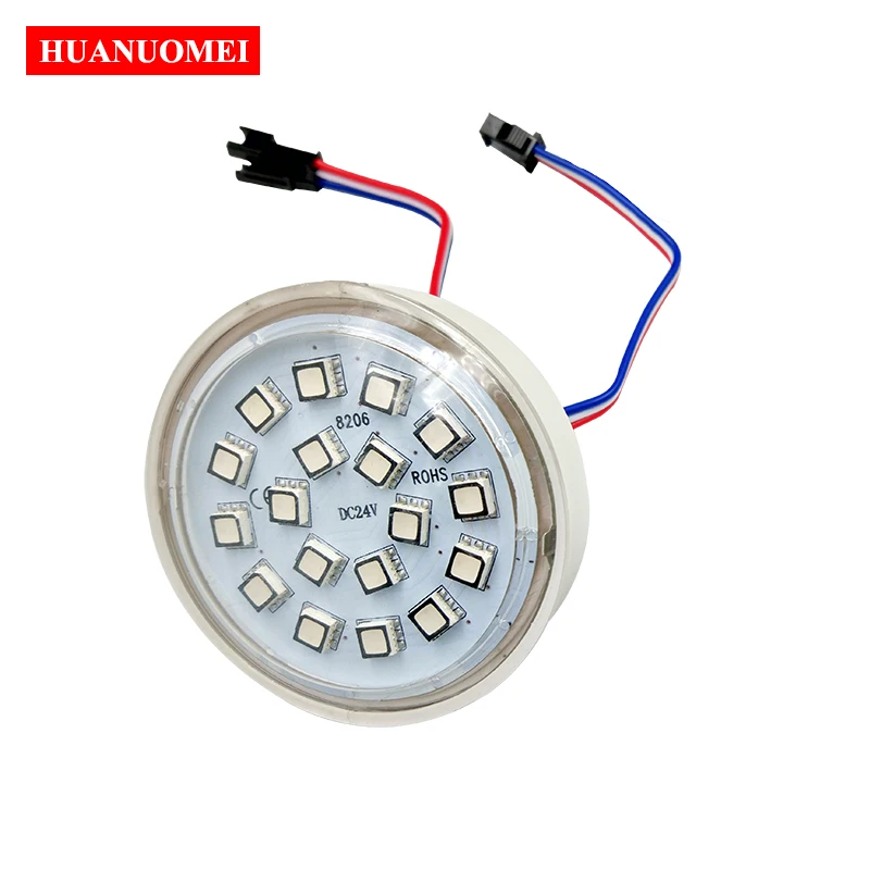 Пиксельный Светодиодный модуль RGB dc 12/24 В 60 мм 9/12/18 светодиодов s UCS1903 5050 SMD