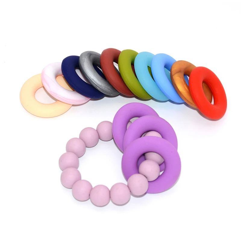 2 шт. Силиконовые Прорезыватели для зубов 44 мм | Мать и ребенок