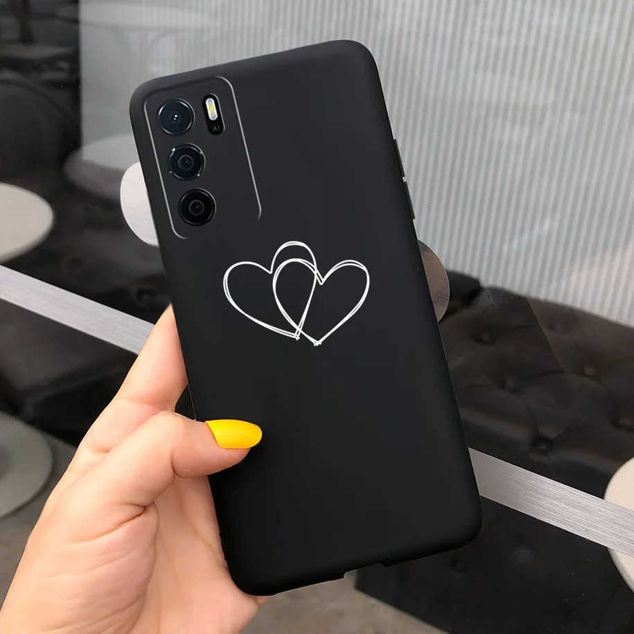 Cool Black Case For OPPO A16S 2021 Phone Cover Slim Bumper Shockproof Cases For OPPO A16 A54 4G A 54 S A 16 Soft Silicone Fundas cases for oppo cell phone Cases For OPPO