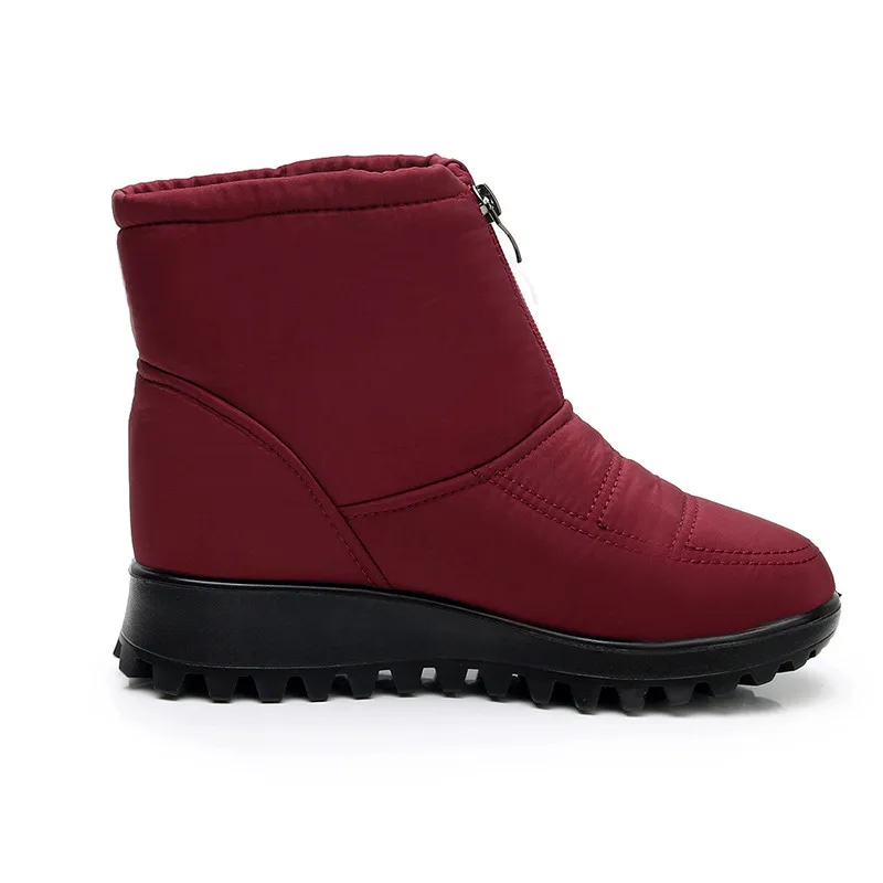 BEYARNENew boots2019winter брендовая теплая обувь; нескользящая подошва; Водонепроницаемая зимняя обувь Женские ботинки для Матери Повседневные хлопковые ботинки зимние ботинки женская обувь