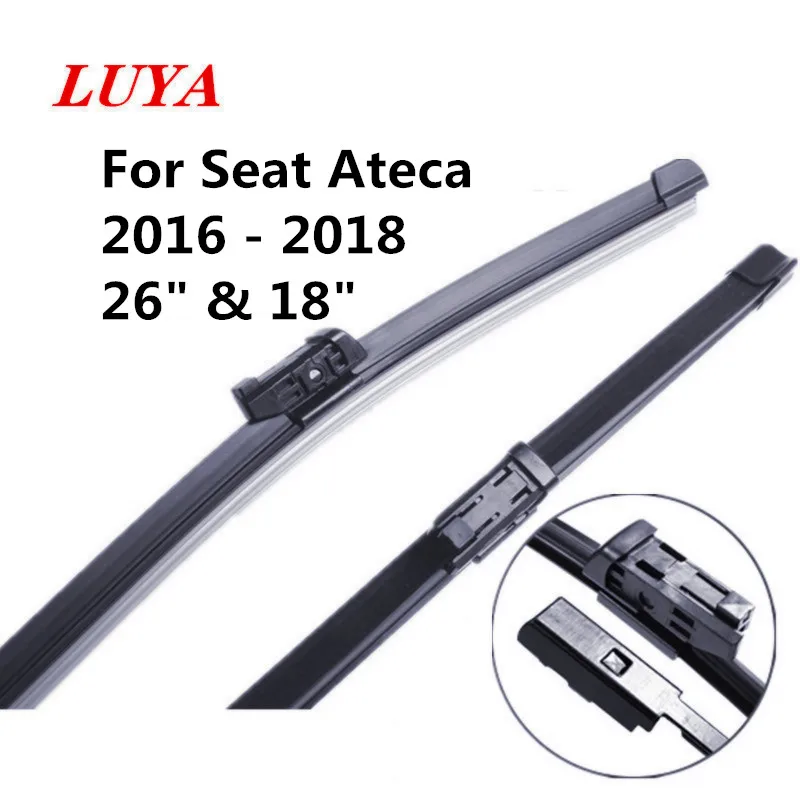 LUYA wiper Blade Car windshield wiper For SEAT Ateca Fit Push Button