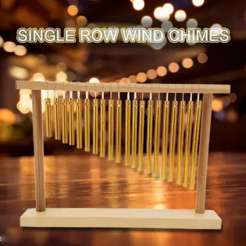 

20-tone Bar Chimes Single-row Chimes Durable Stable Pleasant Sound 20 Bars Single-row Musical Percussion Instrument Wind Chimes