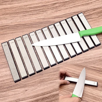

diamond sharpening stone whetstone Kitchen bar knife sharpener Scissors Razor Whetstone Polished leather sharpener 80-3000 Grit