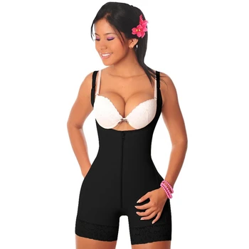

WEPBEL Underbust Body Shapewear Plus Size Women Postpartum Body Girdle Tummy Control Seamless Slimming Mid thigh Shaper