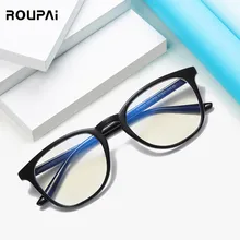 ROUPAI, синий светильник, очки, анти-радиационные очки для мужчин и женщин, очки для компьютерных игр, анти-синий луч, синий блокатор, очки glasse