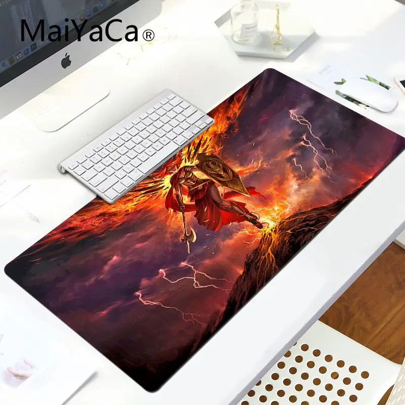 LockEdge 30X90cm MaiYaCa Новое поступление World of Warcraft, игра, прочный резиновый коврик для мыши, большой коврик для мыши, компьютерный коврик для мыши - Цвет: LockEdge 30X90cm