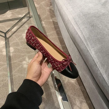 

Luxury Shoes Women Designers Sexy Ballet Flats Women Flat Shoes Ladies Round Toe Shoe Ballet Flat Women Shoes Woman Sandalie