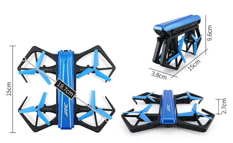 Радиоуправляемый квадрокоптер JJRC H43WH H43 селфи Wi-Fi FPV Радиоуправляемый Дрон с 720P HD камерой режим удержания высоты без головы складной рычаг Радиоуправляемый квадрокоптер
