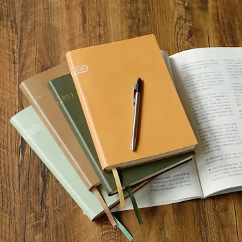 

Pure Mint Free Write Book A5 Grid Paper Notebook Soft PU Leather Cover School Office Stationery Gift
