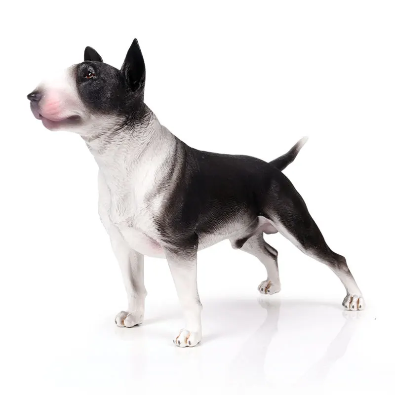 

Children's New simulation animal dog model Big Bullhead Terrier Pet Dog Children's Toy Collecting gifts Toy model