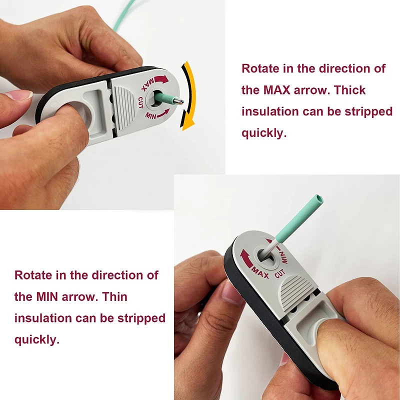 Htoc Cabo Stripping Tool Wire Stripper Use For Fiber Optical Network Cabo Utp Stp Sftp And Coaxial Cabo White Ferramentas de rede - Imagem 4