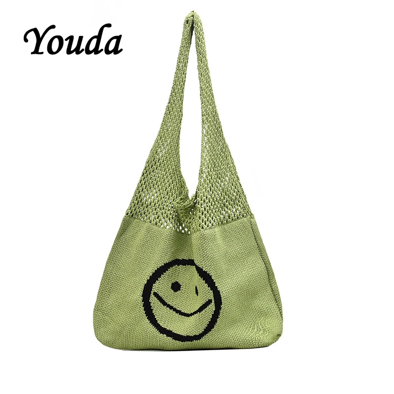 

Youda Original Design Ladies Cute Style Beach Bag Classic Simple Solid Color Handbag Casual Women's Large-capacity Shopping Tote