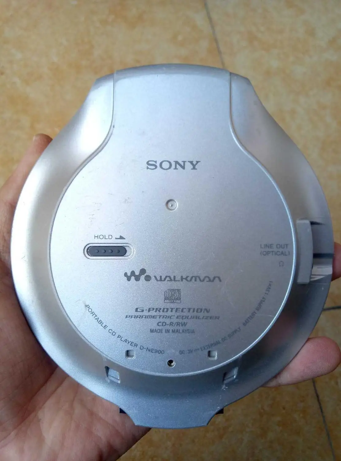 Б/у, SONY портативный CD-плеер, тест хороший