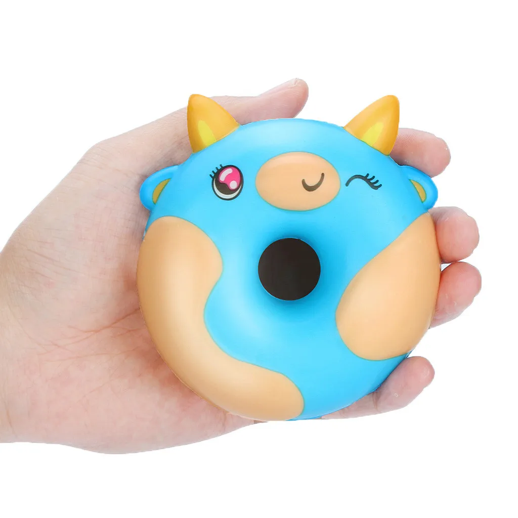 Прекрасный крем-пончик ароматизированный сквиш медленно поднимающийся Squeeze Toys коллекция