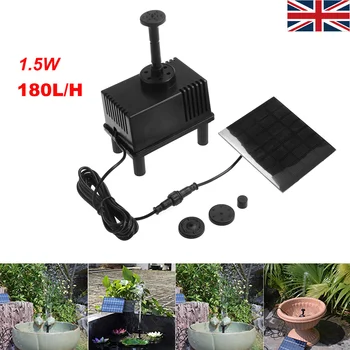 

1PC Durable Solar Power Solar Power Fountain Water Pump Panel Pond Submersible Watering