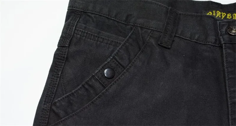 Idopy мужские повседневные рабочие джинсы с несколькими карманами в стиле панк, хип-хоп, свободные джинсовые штаны, брюки для мужчин, мешковатые джинсы, большие размеры 30-46