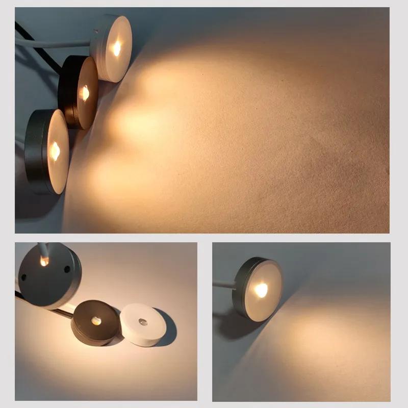 Usb 5V 0.5W  Slim 8mm LED Spotlight Home Mini Focus Under Counter Lighting Wine Kitchen Display Hotel Kitchen LAMP 5