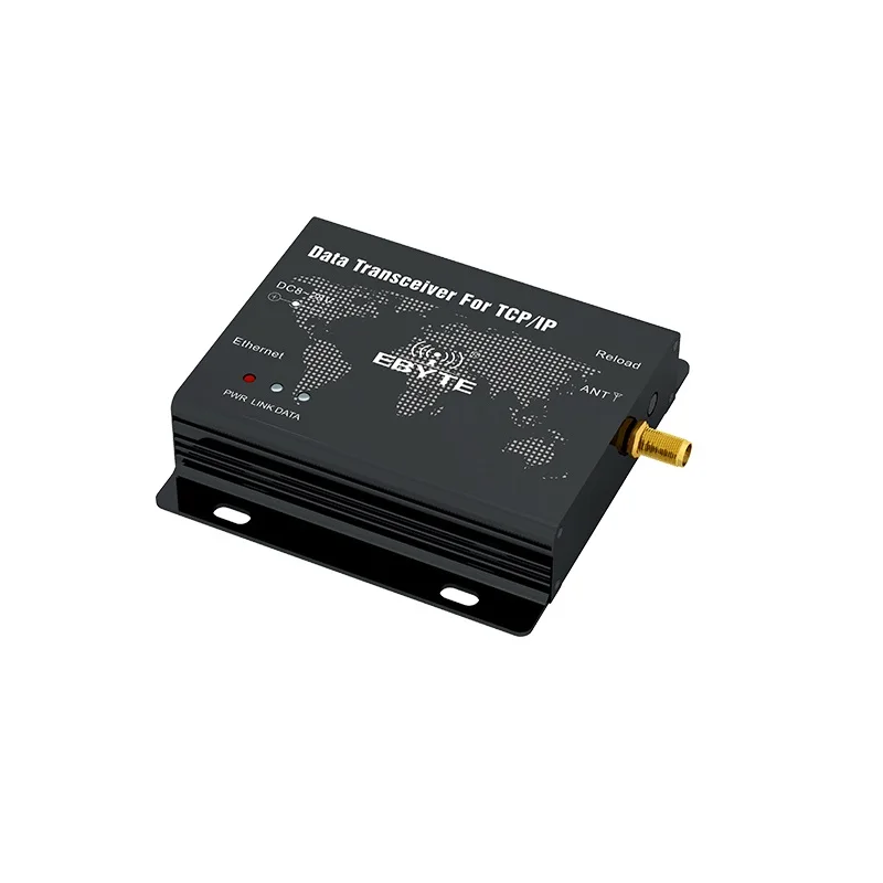 E90-DTU(900SL22-ETH) RJ45 Ethernet LoRa SX1262 22dBm 915 МГц порты TCP, UDP последовательный порт беспроводной трансивер модем