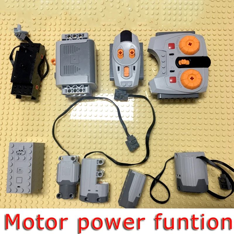 

Technic Block Compatible Legoed Motor Power Functions Building Blocks 8883 Motor Part RF Receiver RC Speed Remote Control Toys