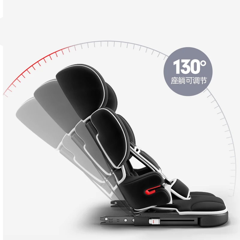 Light Portable Child Car Safety Seats Baby Car Seat ISOFIX Seat Child Safety Hard interface Baby Booster 9M-12Y