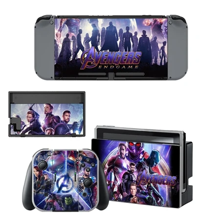 Виниловая наклейка с переключателем в стиле Мстителей для Nintendo doswitch NS Console Joy-con контроллер Dock Sitckers - Цвет: YSNS1930