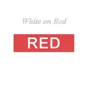 White on red