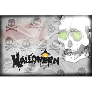 

Halloween Backdrop Thriller Party Decoration Scary Skull Blood Handprint Background Family Photography Photo Booth Studio Props