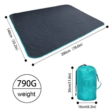 

Outdoor Camping Blanket Portable Picnic Mat Waterproof Ground Cover Crawling Mat Beach Blanket Hiking Accessories