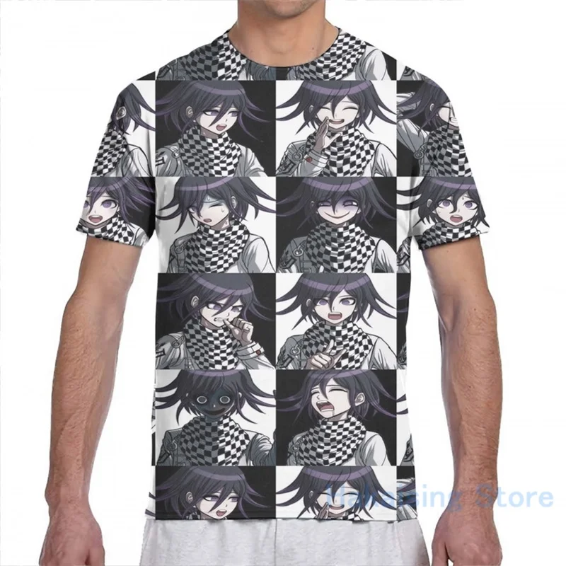 Kokichi Ouma Мужская футболка женская с принтом модная для девочек топы мальчиков