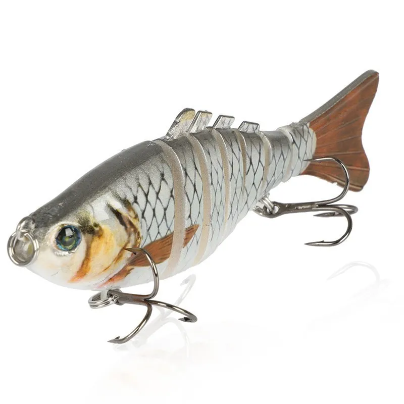 Поддельные приманки для рыбалки Minnow Мульти соединенная жесткая приманка 10 см