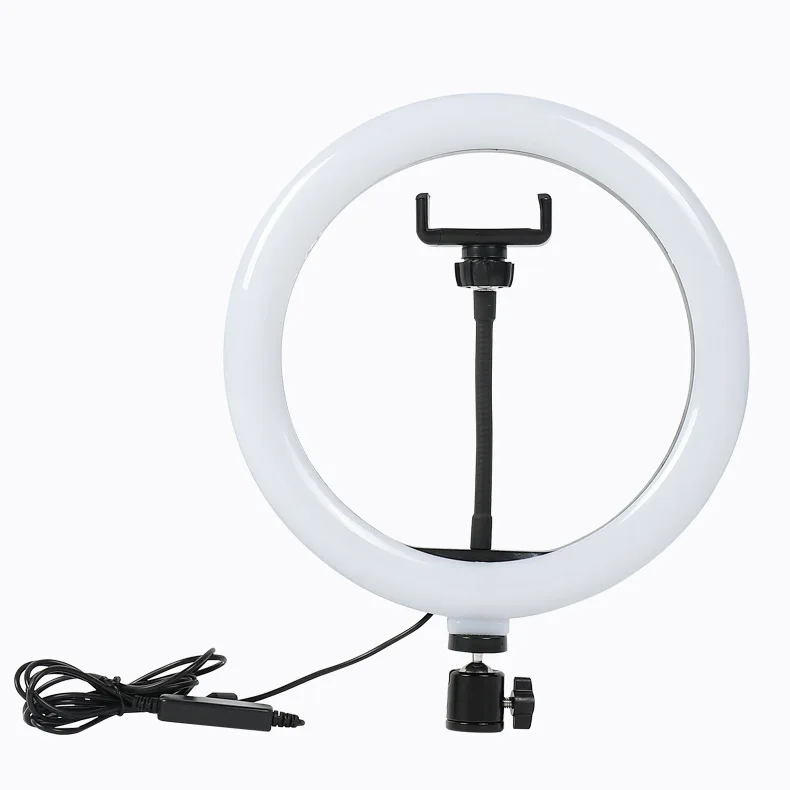 Lighting Lamp Cell Phone Direct Broadcast Ring LED Beauty 26cm Stepless Dimming Video Lights Head (no tripod leg) | Электроника