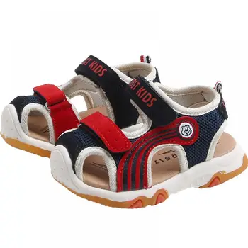 

Boys Flat Sandals Children's Beach Shoes Outdoor Shoes Wholesale 2020 New Fashion Boys Sandals Baotou Baby Sandals