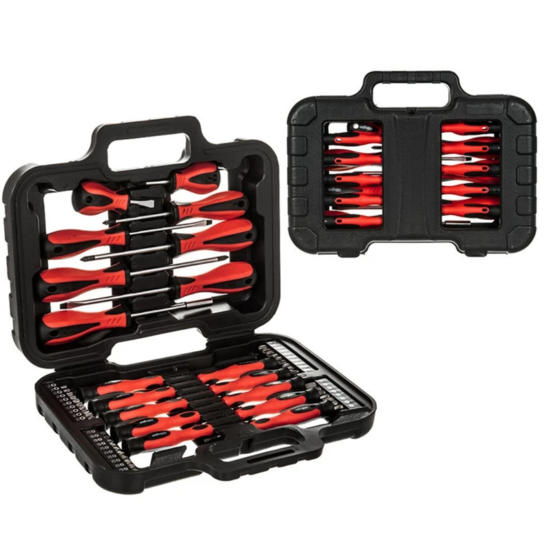 58 шт. отвертка и дрель набор прецизионных шлицевых сливовых инструментов набор механики ручной инструмент набор