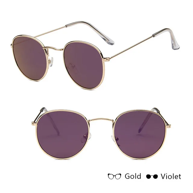 Lunettes de soleil femme strass luxe vintage ronde marque sunglasses women  2021 été tendance aesthetic violet élégante et magnifique