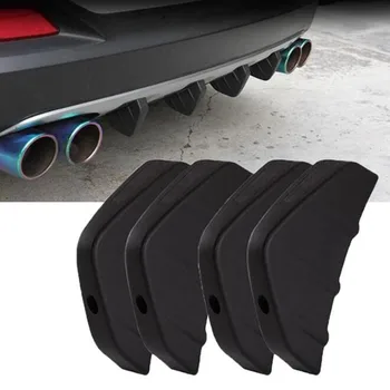 

4pc Universal Car rear bumper cast shark spoiler for Land Rover LR4 LR3 LR2 Range Rover Evoque Defender Discovery Freelander