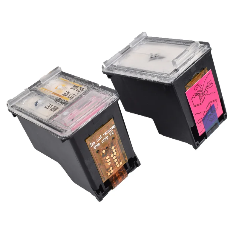 refill24 Kit de recharge pour cartouches d'encre HP 305, 305 XL avec  flacons d'e
